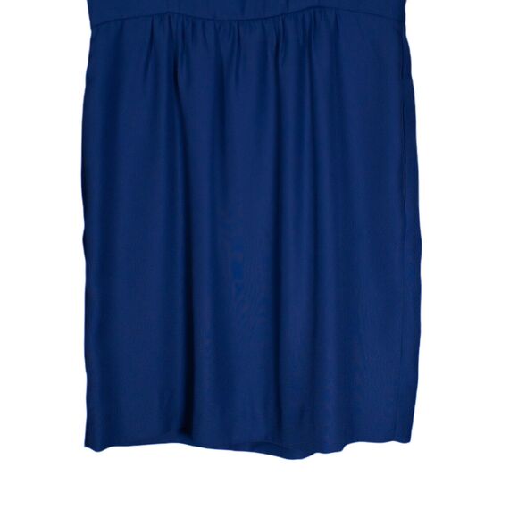 J. Crew Women's Dress Blue Sleeveless Lined Sheath Fit Flare Mini Party Size 2 - Picture 8 of 8
